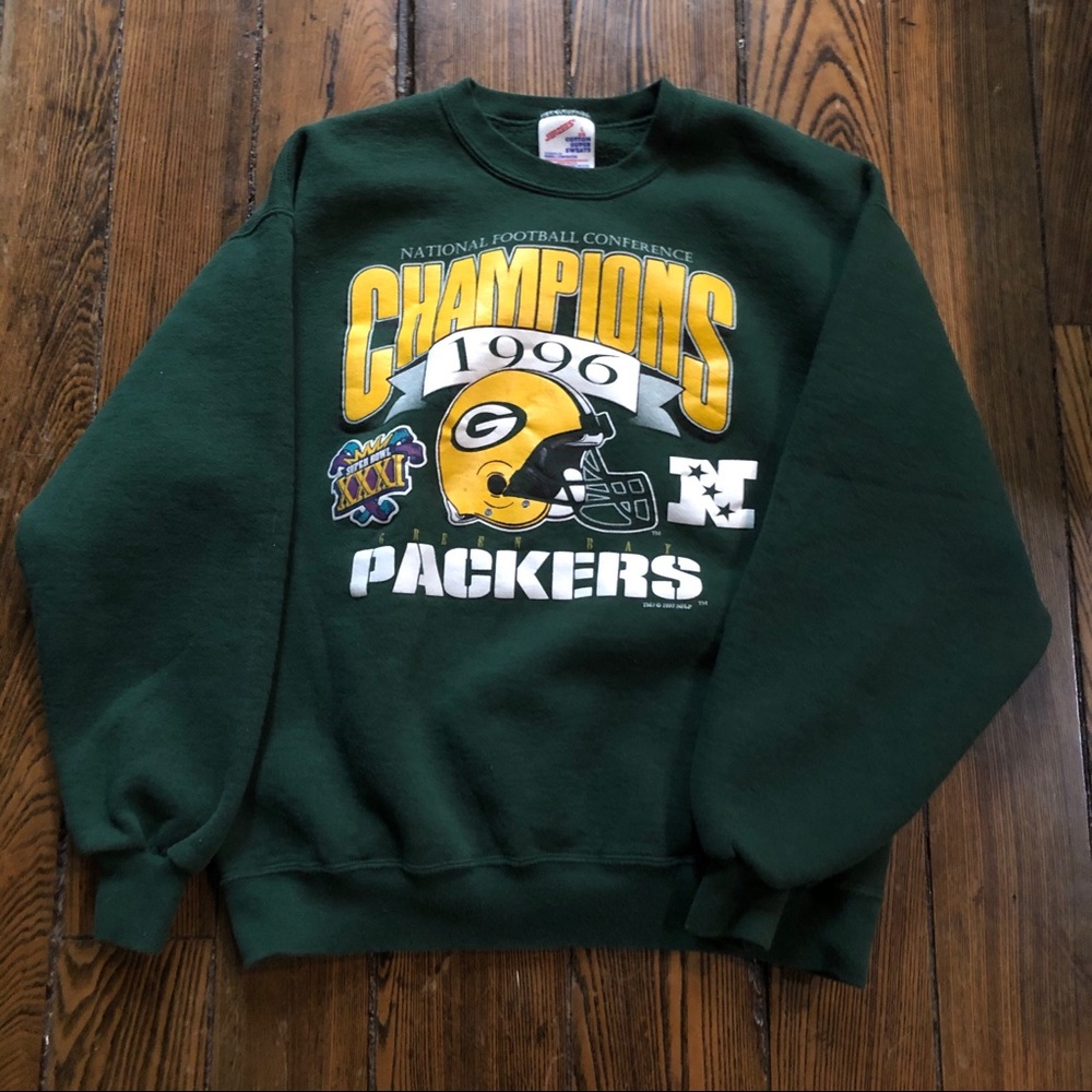 Green Bay Packers Super Bowl XXXI Sweatshirt L